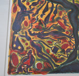 Danish Lithograph by Bjørn Nørgaard, framed, signed and numbered