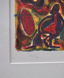 Danish Lithograph by Bjørn Nørgaard, framed, signed and numbered