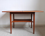 Danish Mid-Century Occasional Teak Folding Side Table by Børge Mogensen, 1950s