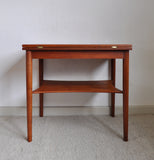 Danish Mid-Century Occasional Teak Folding Side Table by Børge Mogensen, 1950s