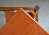 Danish Mid century Occasional Teak Folding Side Table, 1960s
