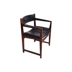 Teak and rosewood armchair model 370 designed by Peter Hvidt & Orla Mølgaard-Nielsen
