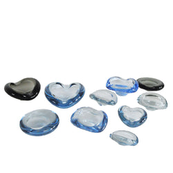 Smaller dishes or ashtrays designed for Holmegaard, 1950s to 1970s