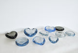 Smaller dishes or ashtrays designed for Holmegaard, 1950s to 1970s