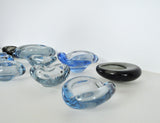 Smaller dishes or ashtrays designed for Holmegaard, 1950s to 1970s