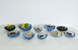 Smaller dishes or ashtrays designed for Holmegaard, 1950s to 1970s