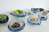 Smaller dishes or ashtrays designed for Holmegaard, 1950s to 1970s