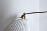 Danish Brass Swing Arm Wall Lamp, 1950s