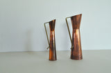 Flower vases or miniature copper cans, 1950s