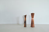 Flower vases or miniature copper cans, 1950s