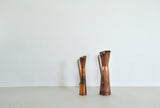 Flower vases or miniature copper cans, 1950s