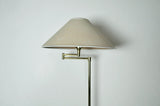 Swedish Adjustable Floor Lamp in Brass Plated Metal from Cottex, 1970s
