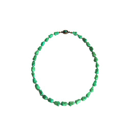 Vintage necklace with genuine turquoise and sterling silver by Erik Poul Fenster, Denmark