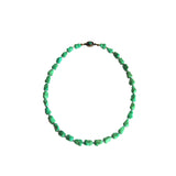 Vintage necklace with genuine turquoise and sterling silver by Erik Poul Fenster, Denmark