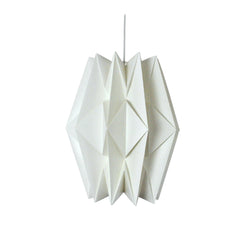 Large Le Klint hand-pleated hanging lamp by Peter Hvidt & Orla Mølgaard