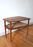 Danish Modern lamp table of solid teak by Hvidt & Mølgaard, Denmark 1950s
