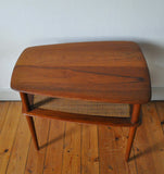Danish Modern lamp table of solid teak by Hvidt & Mølgaard, Denmark 1950s