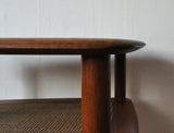 Danish Modern lamp table of solid teak by Hvidt & Mølgaard, Denmark 1950s