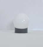 Scandinavian Modern milky white opaline glass wall lamp by Louis Poulsen, Denmark 1960s