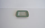 Crackle glaze porcelain ashtray or small dish, 1940s