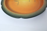 Danish Hand-crafted Art Nouveau Grape Decorated Platter by P. Ipsens Enke