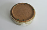 Danish ceramic bowl in white and beige-brown earth tones by Palshus, Denmark 1960s