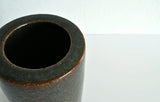 Danish Ceramic vase in beige-brown earth tones by Palshus, Denmark 1960s