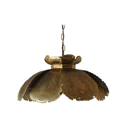 Hanging brass lamp from the 60s by Svend Aage Holm Sørensen