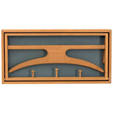 Oak coat rack by Adam Hoff & Poul Østergaard for Virum Møbelsnedkeri, 1960s