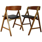 Dining chairs by Henning Kjærnulf, set of 2