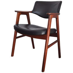 Danish modern teak armchair by Erik Kirkegaard from the 50s