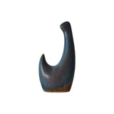 Danish abstract ceramic cock figurine by Børge Jørgensen for Søholm 1960s