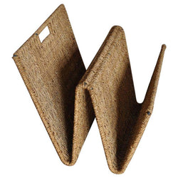 Mid-Century Rattan Magazine Holder or Rack