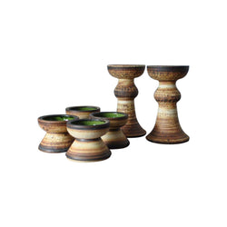 Ceramic candlesticks from Denmark