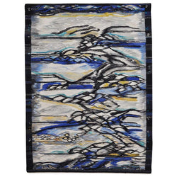 Contemporary tapestry weaving by the danish artist Mette Birckner