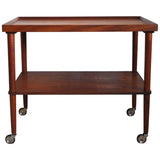 Mid-Century Modern teak trolley or bar cart