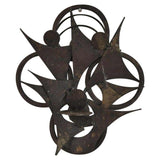 Danish wall sculpture in metal by Henrik Horst, 1970s