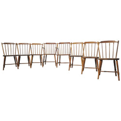 Børge Mogensen dining chairs for FDB Møbler 1940s, set of 8