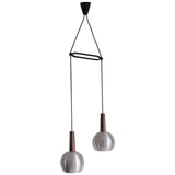 Danish Modern pendants in the style of Verner Panton, 1960s
