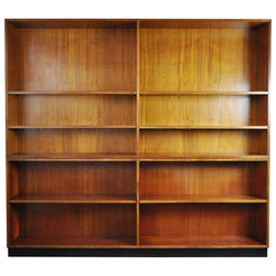 Rud. Rasmussen bookcase in two sections made of solid mahogany