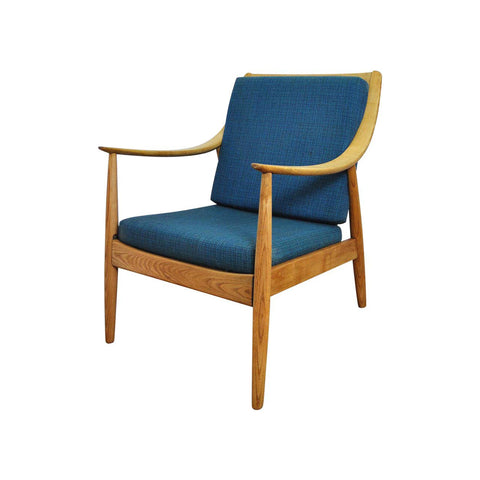 Lounge Chair by Peter Hvidt & Orla Mølgaard-Nielsen, France & Daverkosen, 1950s