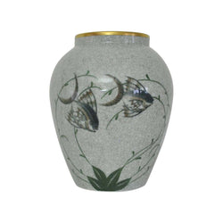 Craquele glaze porcelain Vase, Lyngby Porcelain, 1930-40s