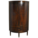 Danish Mid-Century Corner Cupboard in Mahogany, Denmark 1960s