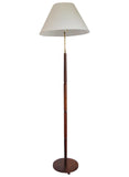 Mid-Century Modern Danish Rosewood Floor Lamp with brass details, 1960s