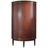 Danish Mid-Century Corner Cupboard in Teak, Denmark 1960s