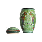 Unique Hand-Thrown and Hand-Glazed Danish Ceramic Vase or Jar