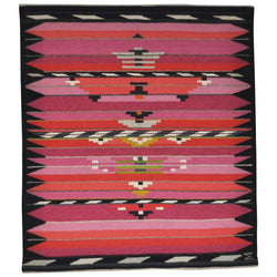 Handwoven Contemporary Scandinavian Wool Tapestry