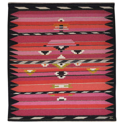 Handwoven Contemporary Scandinavian Wool Tapestry