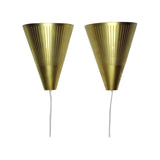 Scandinavian Modern Brass Wall Sconces by IKEA, 1980s