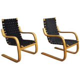 Alvar Aalto Lounge Chair, Model 406 by Artek